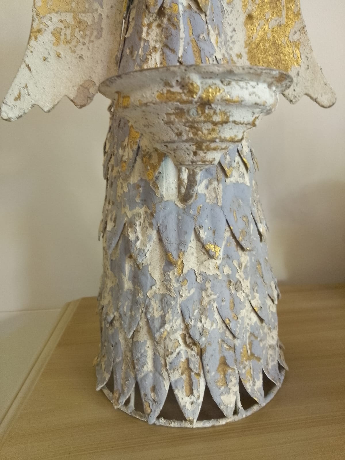 Angelo Decorativo Ferro Finitura Delabré Effetto Invecchiato 46cm
