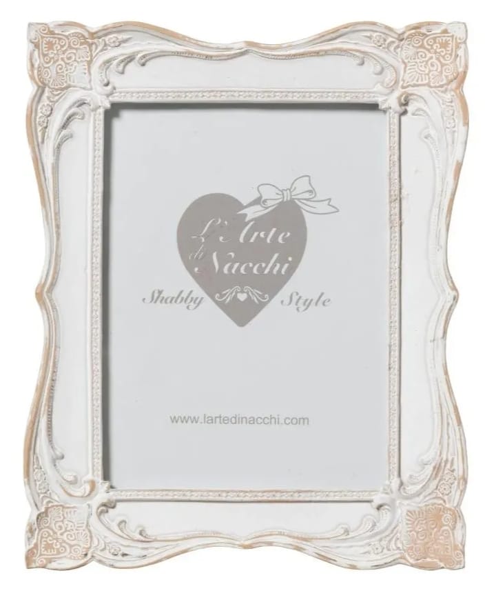 Portafoto Shabby Chic Vintage 15x20cm - Cornice Decorativa Elegante